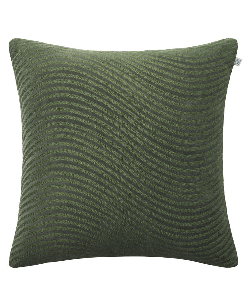 Forest green cheap velvet cushion