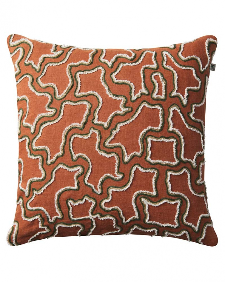 Kamal - Terracotta/Forest Green/Sand/Off White in the group Cushions / Style / Decorative Cushions at Chhatwal & Jonsson (ZCC390168-24)