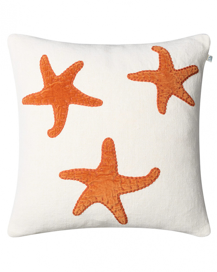 linen cushion star fish