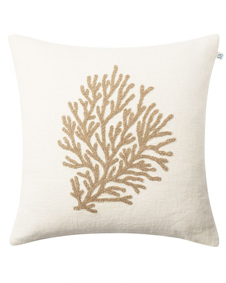 Coral - Off White/Khaki in the group Cushions / Style / Decorative Cushions at Chhatwal & Jonsson (ZCC500111-21)