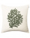 Cushion cover with green coral motif