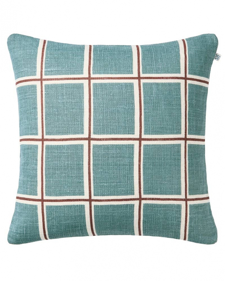 Raha - Heaven Blue/Terracotta in the group Cushions / Style / Decorative Cushions at Chhatwal & Jonsson (ZCC520150-27)