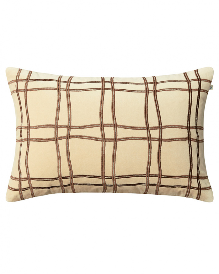 Tattersall - Beige/Cognac in the group Cushions / Style / Decorative Cushions at Chhatwal & Jonsson (ZCC530212-18V)