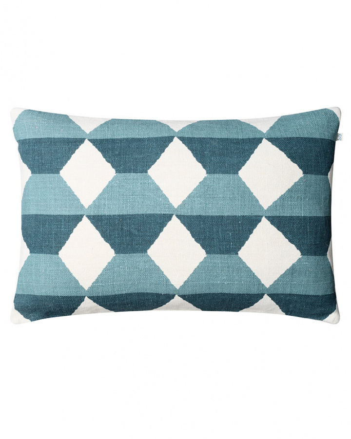 Blue linen cushion cover Sona