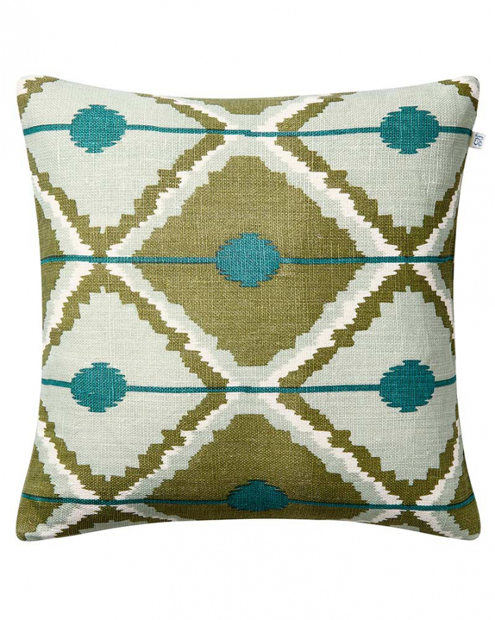 Pune - Aqua/Cactus Green/Heaven Blue in the group Cushions / Colour / Green at Chhatwal & Jonsson (ZCC550152-23)
