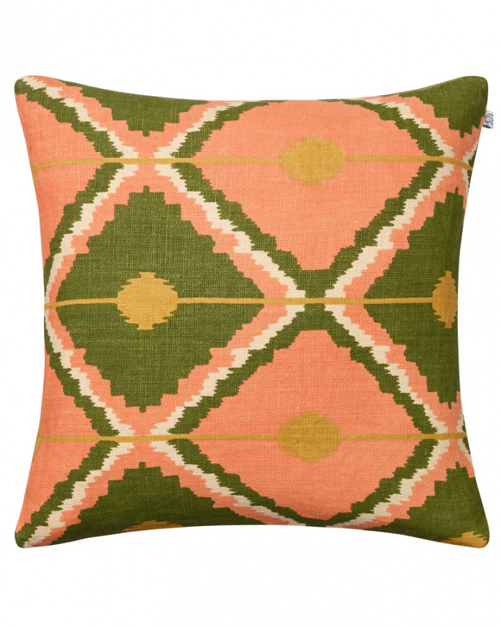 Pune - Green/Spicy Yellow/Rose in the group Cushions / Style / Decorative Cushions at Chhatwal & Jonsson (ZCC550170-13B)