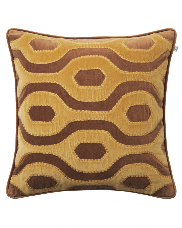 Varanasi - Cognac/Masala Yellow in the group Cushions / Style / Decorative Cushions at Chhatwal & Jonsson (ZCC570182-20V)