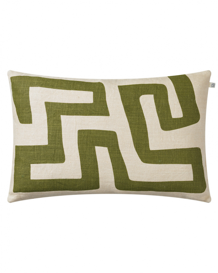 Nagra - Lt. Beige/Cactus Green in the group Cushions / Style / Decorative Cushions at Chhatwal & Jonsson (ZCC580272-15B)