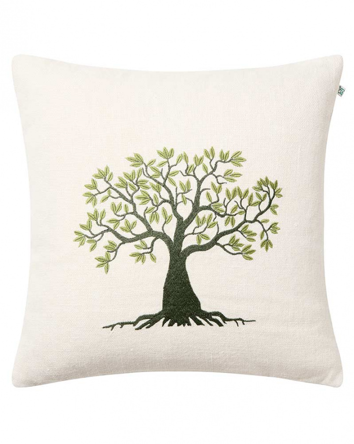 Baniyan - Off White/Green/Cactus Green in the group Cushions / Style / Floral Cushions at Chhatwal & Jonsson (ZCC590170-23)