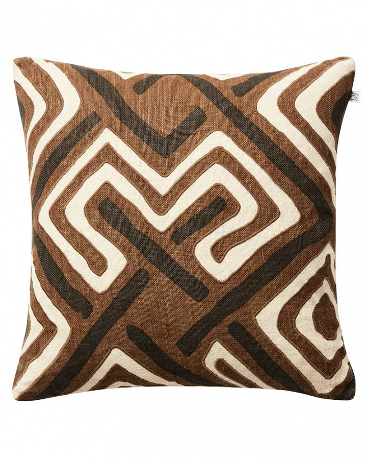 Gujarat - Dark Brown/Taupe in the group Cushions / Style / Decorative Cushions at Chhatwal & Jonsson (ZCC630109-22B)