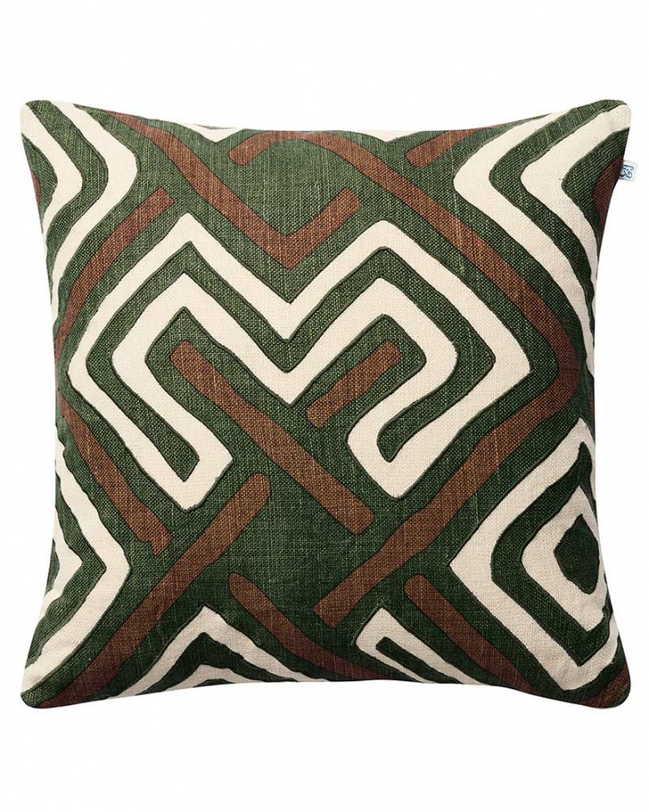 Gujarat - Taupe/Cactus Green in the group Cushions / Style / Decorative Cushions at Chhatwal & Jonsson (ZCC630172-22B)