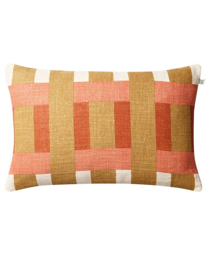 Benaras - Khaki/Rose/Apricot Orange in the group Cushions / Style / Decorative Cushions at Chhatwal & Jonsson (ZCC650211-25)