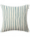 Striped cushion cover in blue and white