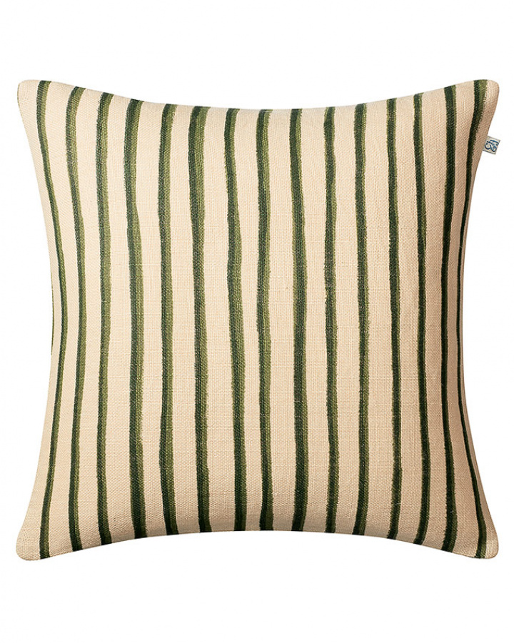 Jaipur Stripe - Lt. Beige/Cactus/Green in the group Cushions / Style / Decorative Cushions at Chhatwal & Jonsson (ZCC670172-17B)