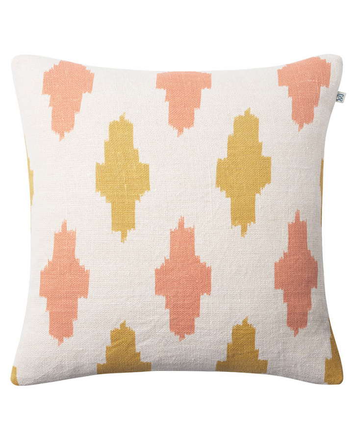 Ikat Agra - Off White/Rose/Spicy Yellow in the group Cushions / Colour / Pink at Chhatwal & Jonsson (ZCC700131-21)