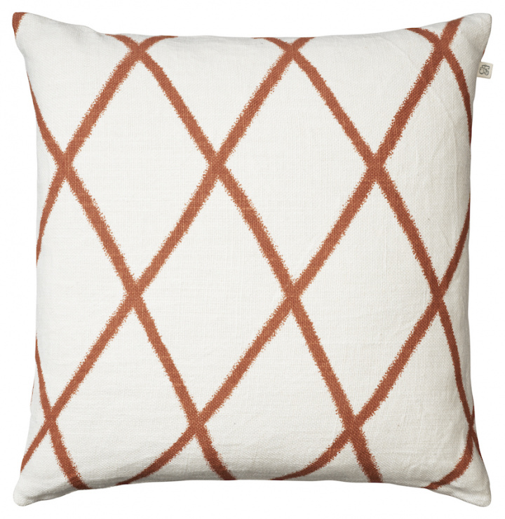 Ikat Orissa - Off White/Orange in the group Cushions / Style / Decorative Cushions at Chhatwal & Jonsson (ZCC740160-5)
