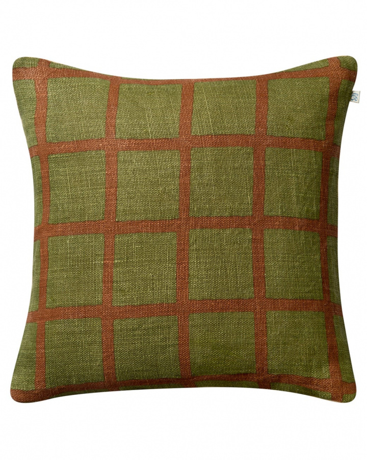 Mela - Cactus Green/Terracotta in the group Cushions / Style / Decorative Cushions at Chhatwal & Jonsson (ZCC800172-26B)