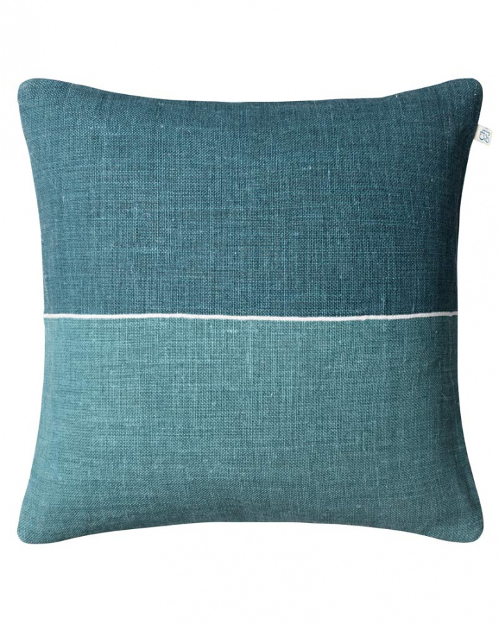 Blue linen cushion cover Amol