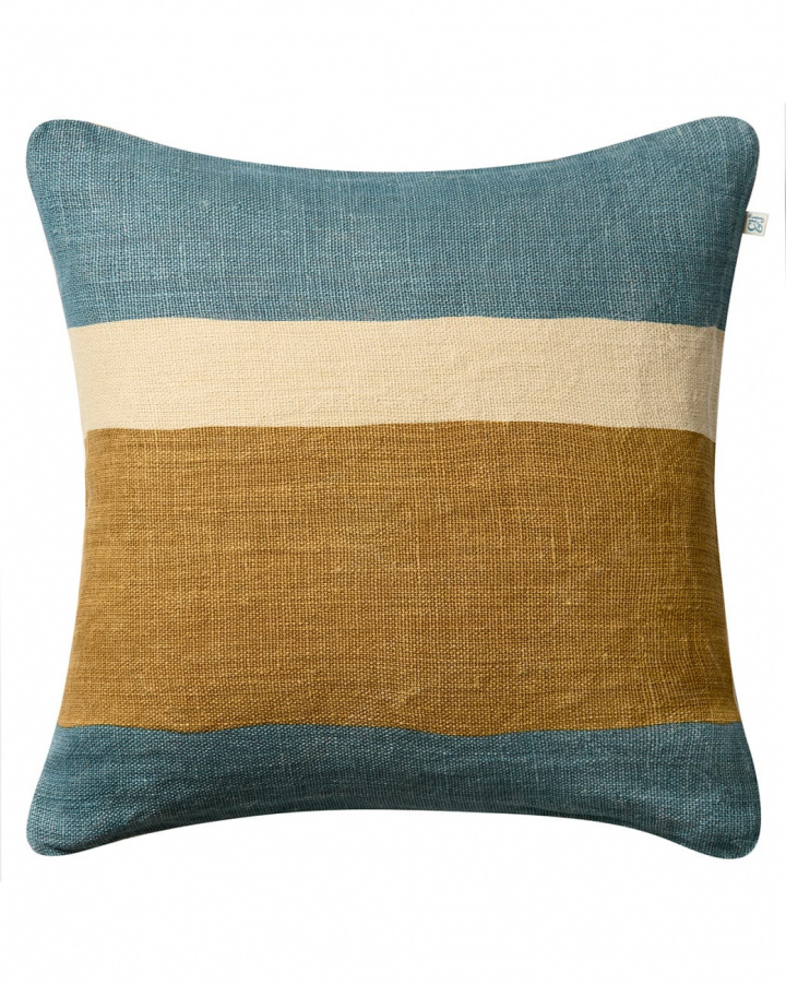 Manali - Heaven Blue/Khaki in the group Cushions / Style / Decorative Cushions at Chhatwal & Jonsson (ZCC940150-26B)