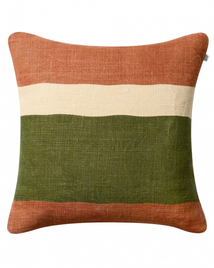Manali - Apricot Orange/Cactus Green in the group Cushions / Style / Decorative Cushions at Chhatwal & Jonsson (ZCC940161-26B)