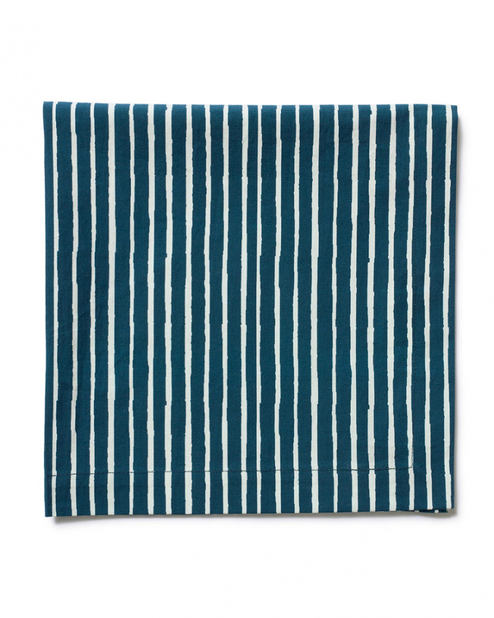 Stripe Vivan - Palace Blue/Off White in the group Tablecloths at Chhatwal & Jonsson (ZCN411251-27)