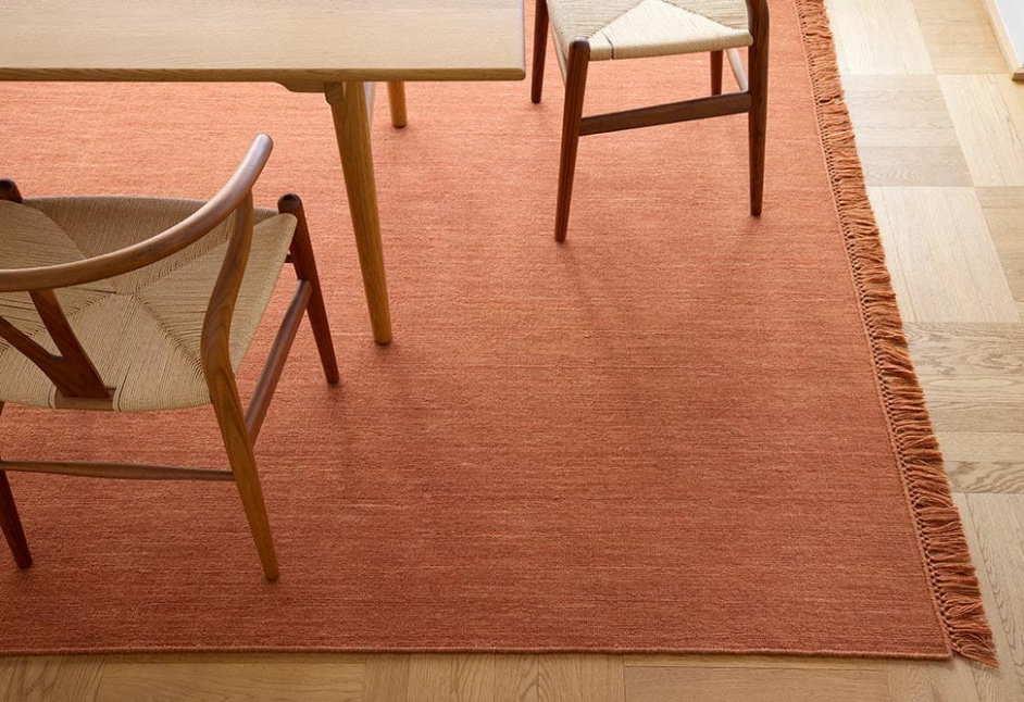 Gd Nanda Rug Nanda - Rust is a flatwoven wool rug | Chhatwal & Jonsson
