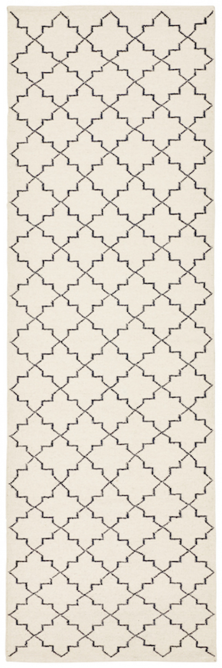 New Geometric - Off White/Navy in the group Rugs / Colour / White at Chhatwal & Jonsson (ZDH222245-1)