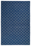 New Geometric - Indigo Melange/Off White