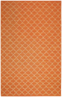 New Geometric - Orange Melange/Off White