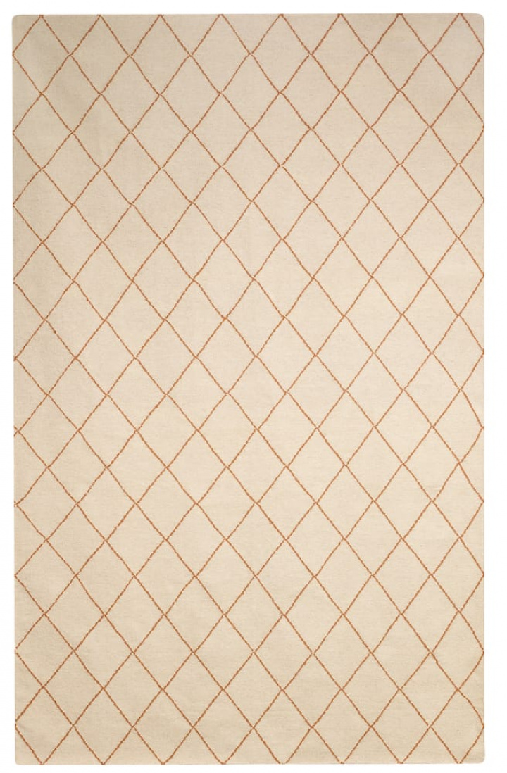 Diamond - Off White/Orange in the group Rugs / Colour / White at Chhatwal & Jonsson (ZDH252260-2)