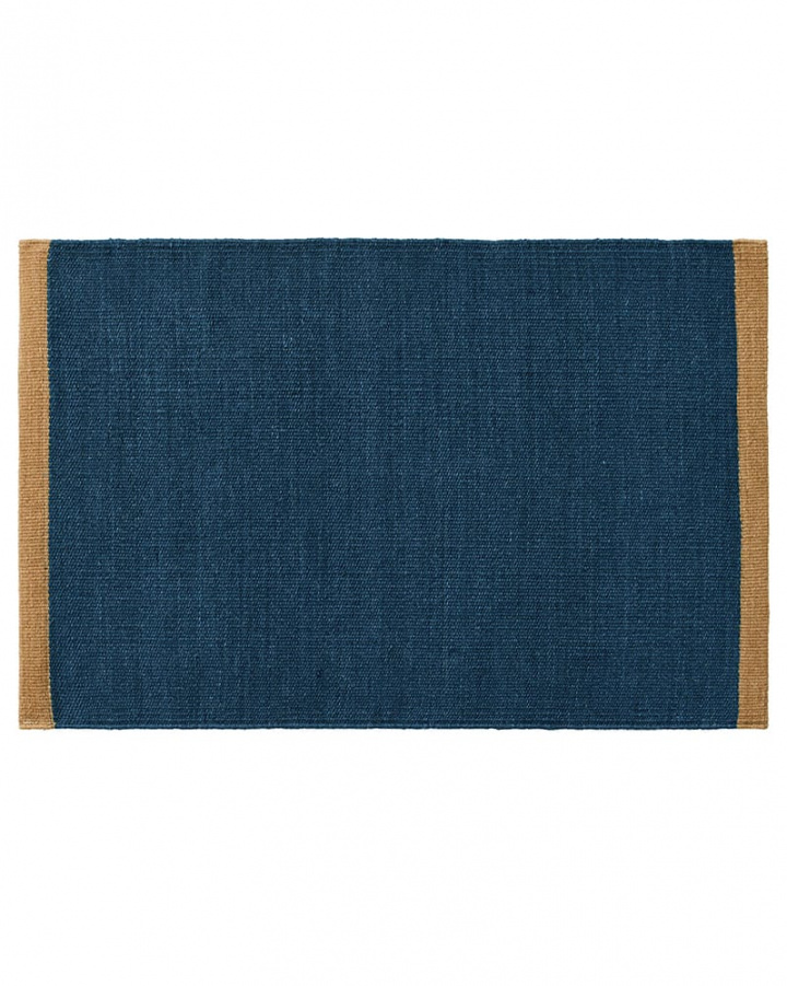 Tarun - Dark Blue/Beige DOORMAT in the group Rugs / Size / Rugs 60x90 cm at Chhatwal & Jonsson (ZDM733054-22)
