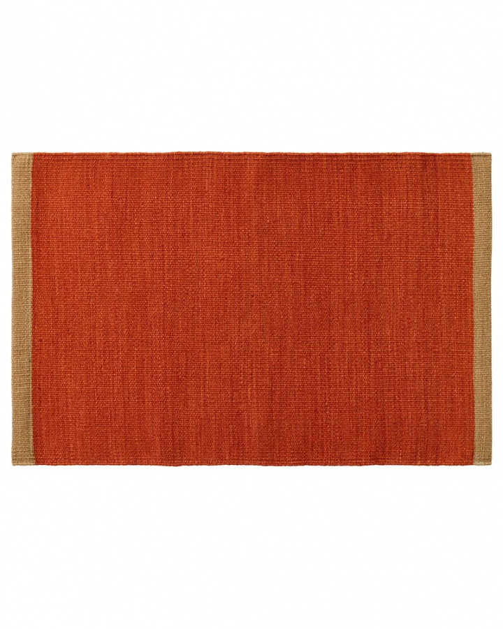 Tarun - Rust/Beige DOORMAT in the group Rugs / Size / 60 x 90 cm at Chhatwal & Jonsson (ZDM733067-22)