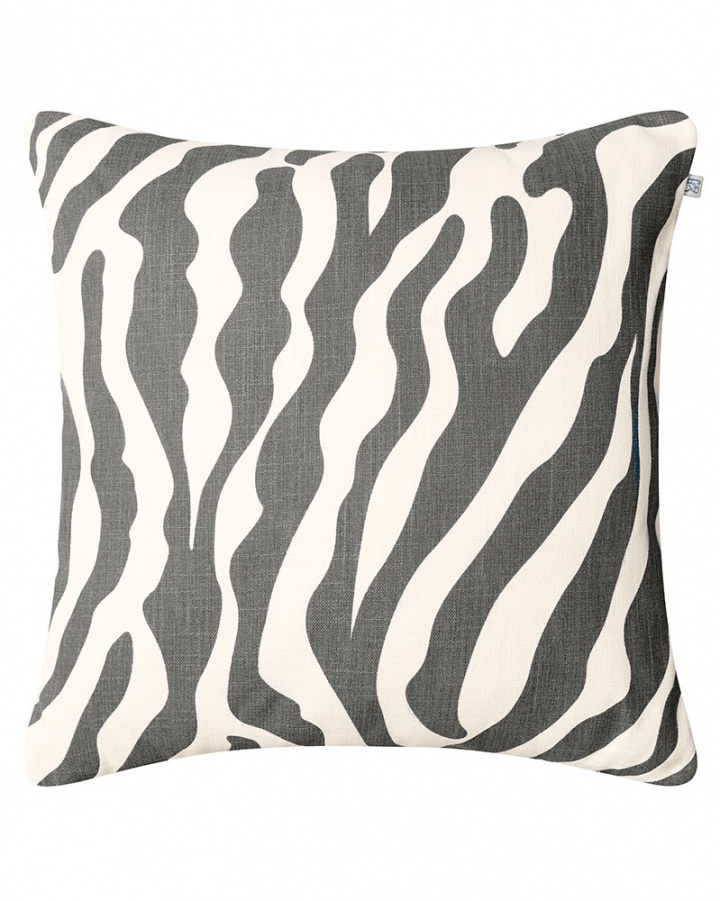 Grey outdoor cushion Zebra