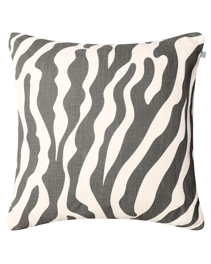 Grey outdoor cushion Zebra