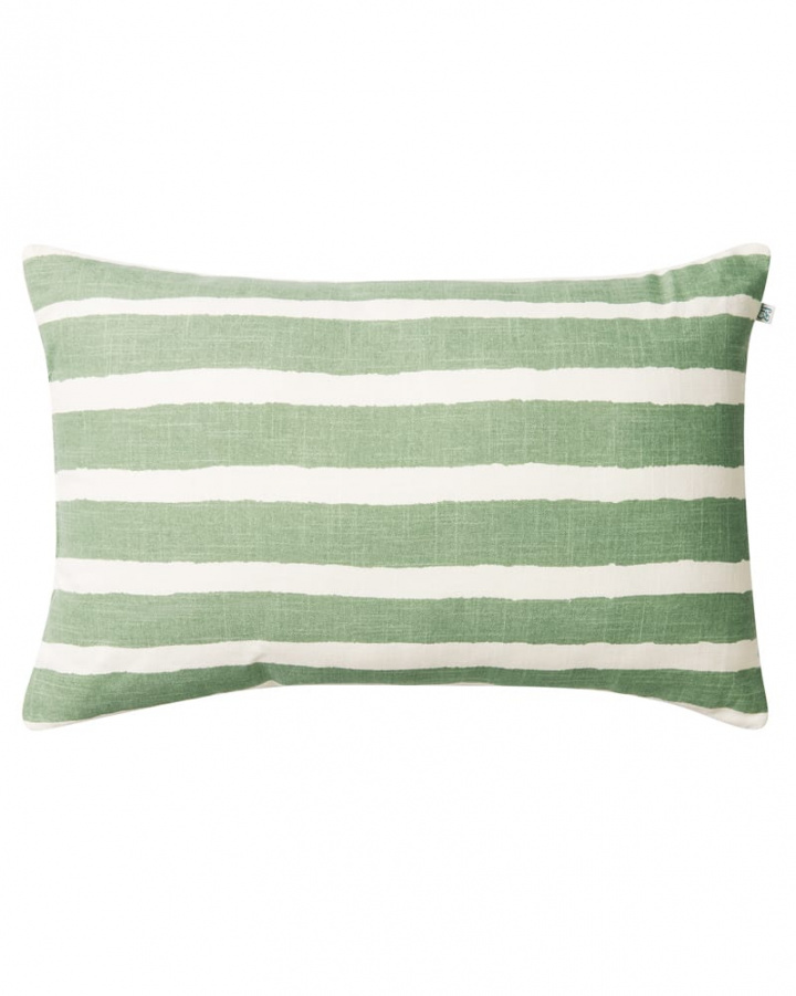 Block Stripe - Sage/Off White OUTDOOR in the group Cushions / Room / Outdoor at Chhatwal & Jonsson (ZOIC070274-25)