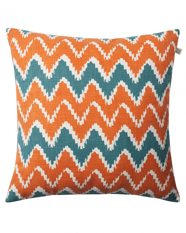 Ikat Bangalore - Apricot Orange/Heaven Blue OUTDOOR in the group Cushions / Colour / Orange at Chhatwal & Jonsson (ZOIC610161-21)