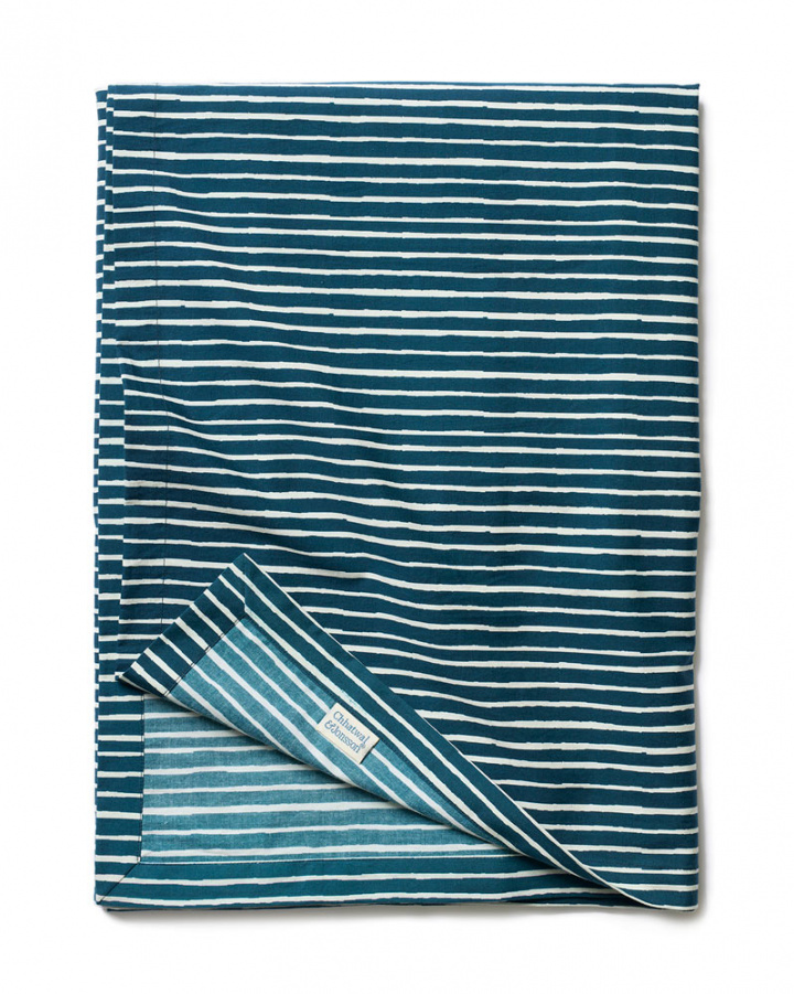 Stripe Vivan - Palace Blue/Off White in the group Tablecloths at Chhatwal & Jonsson (ZTC411051-27)