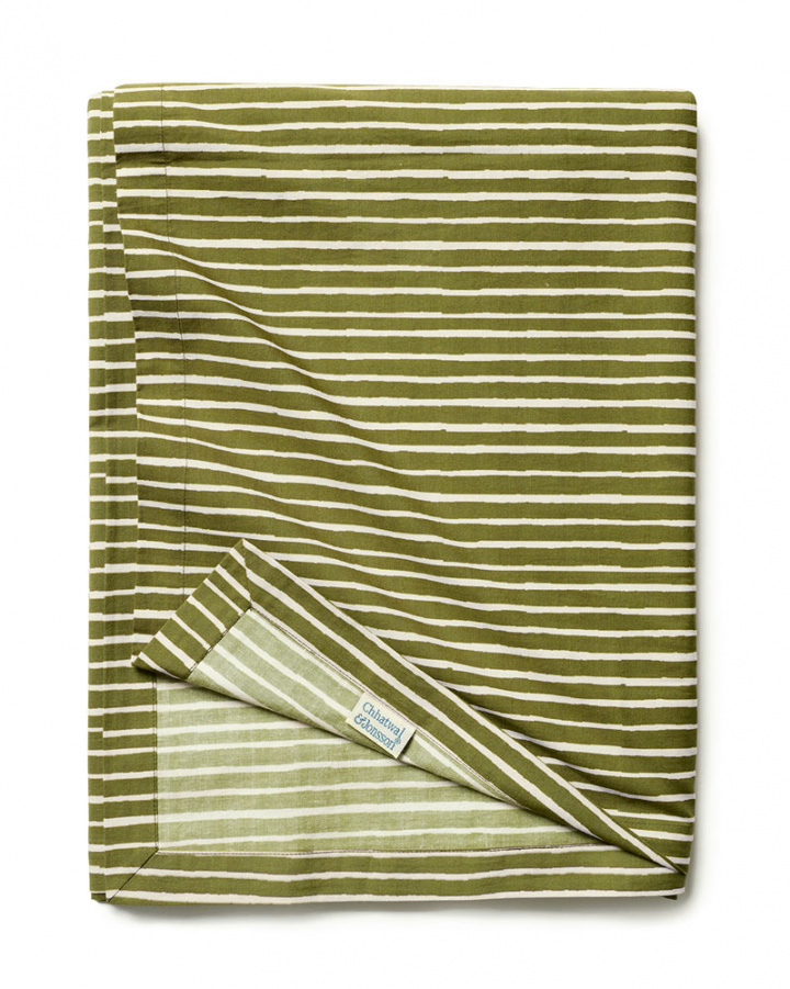 Stripe Vivan - Cactus Green/Off White in the group Summer 2026 at Chhatwal & Jonsson (ZTC411072-27)